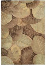 Nourison Tropics TS12 BROWN / GREEN Area Rugs